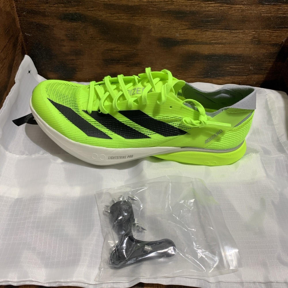Adidas Adizero Avanti Track & Field Shoes Lucid Lemon Black IG1989 - Size 11.5